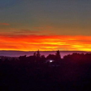 tarde en el cielo